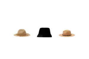 trzy kapelusze